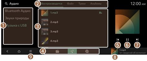 Воспроизведение музыки с USB-накопителя