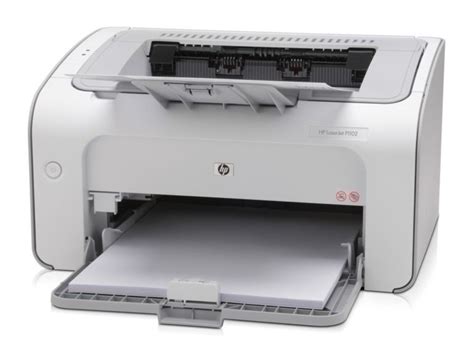 Выберите модель принтера HP LaserJet P1102