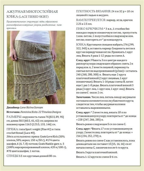 Выбор пряжи для юбки