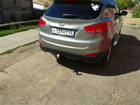Где установить фаркоп на Hyundai ix35