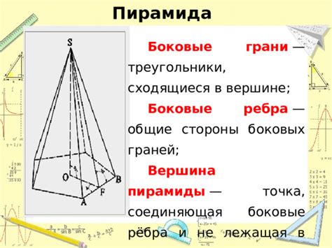 Добавьте боковые грани пирамиды