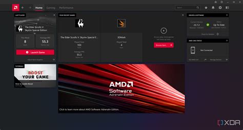 Дополнительные функции AMD Software Adrenalin Edition