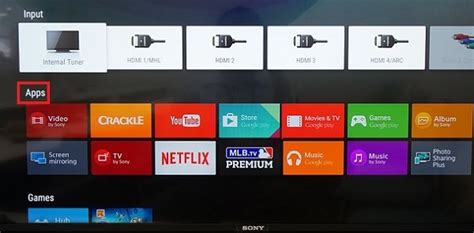 Загрузка и установка приложения на телевизор Sony