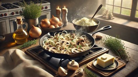 Запеченная гигрофора с сыром и сливочным соусом: изысканное угощение