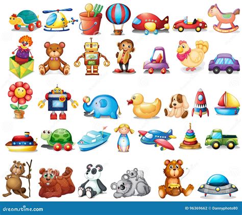 Изучите разные виды игрушек