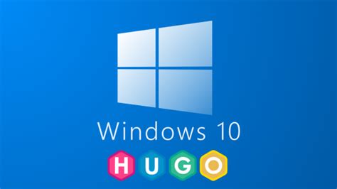 Инсталляция Hugo на Windows