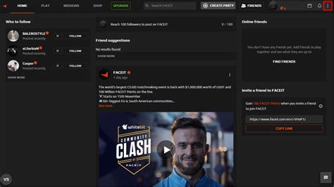 Интеграция Faceit и Steam
