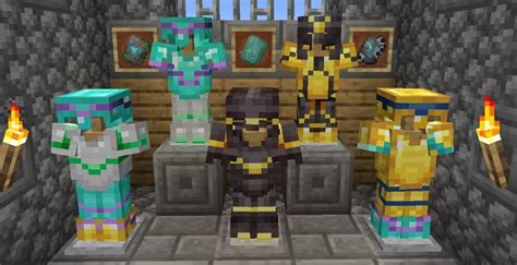 Интересные места для надевания доспехов в Minecraft