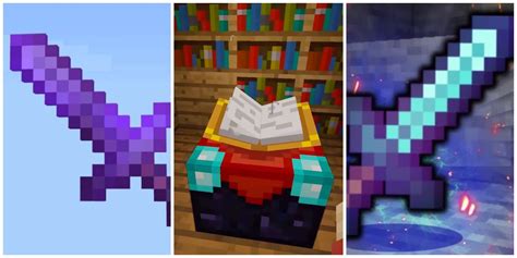 Использование зачарования для улучшения прочности вещей в Minecraft