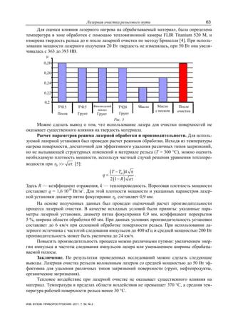 Использование различных режимов нагрева