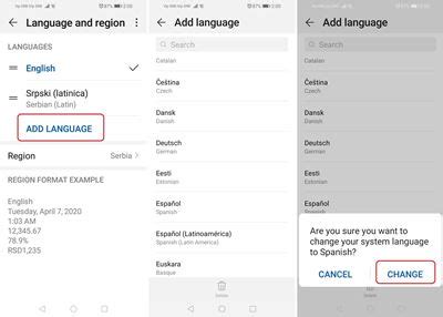 Как изменить язык на ноутбуке Huawei