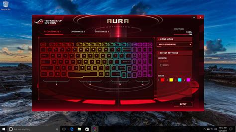 Как использовать подсветку клавиатуры Asus TUF Gaming F17