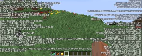 Как настроить координаты в Minecraft Aternos