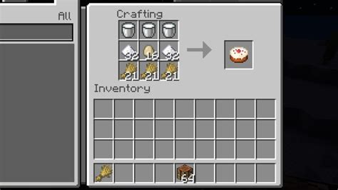 Как приготовить пирог в Minecraft