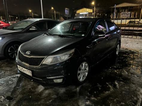 Как установить время в KIA Rio 2017 года