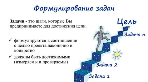 Критерии правильно сформулированных целей и задач