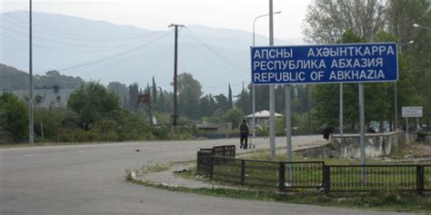 Маршрут проезда через границу Абхазии и Грузии