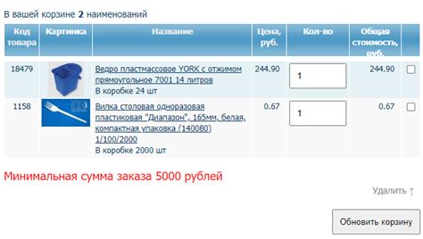 Массовое удаление товаров из корзины: сократите время при очистке