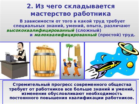 Мастерство и прогресс