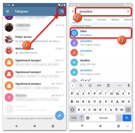 Методы для получения id пользователя в Telegram
