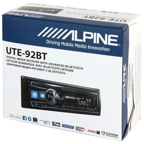 Описание Alpine 92BT