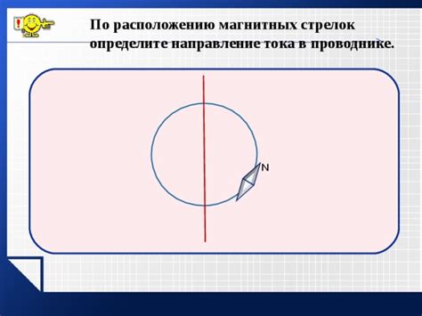 Определите направление стрелок: