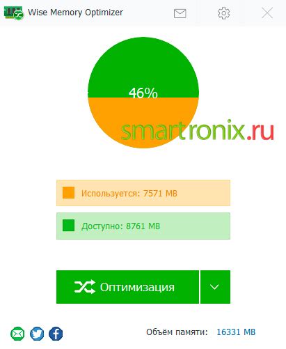 Оптимизация памяти