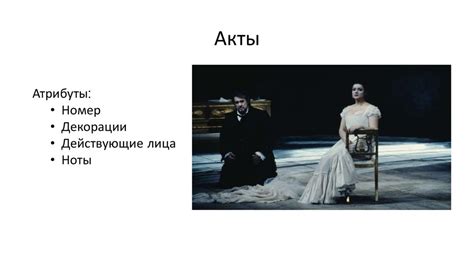 Организация спектакля