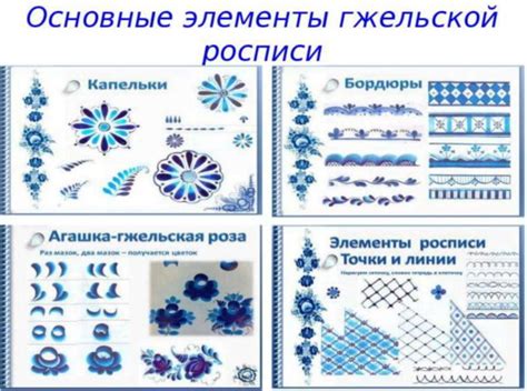 Основные узоры и техники