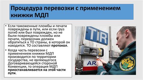 Оформление перевозки и таможенных процедур