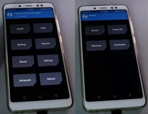Переход в режим восстановления TWRP на Xiaomi