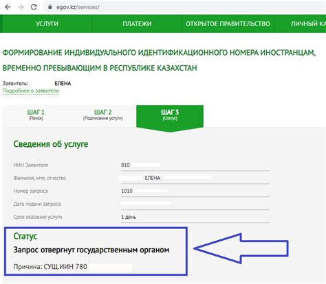 Подготовка документов для изменения ИИН