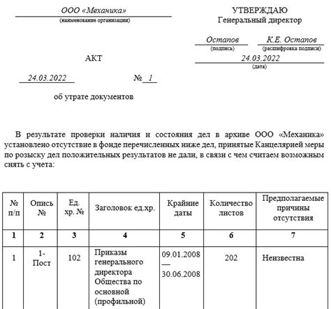 Подготовка документов и данных для проверки