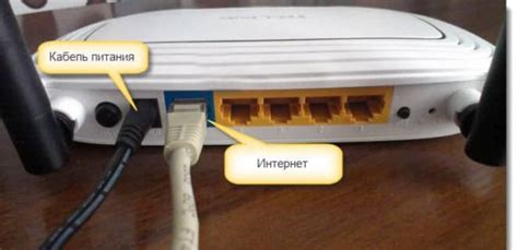 Подключение кабелей и включение роутера Apple A1392