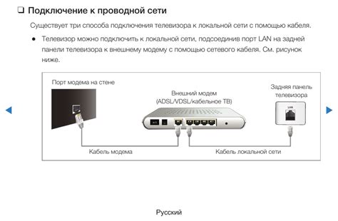 Подключение телевизора к интернету через компьютер