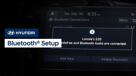 Подключение устройства к Hyundai Creta по Bluetooth