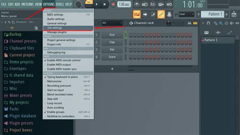 Подключение CLA 76 Stereo к треку в FL Studio 20