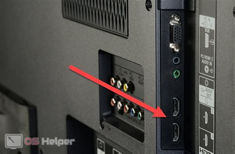 Подключение HDMI-кабеля к телевизору грюндик