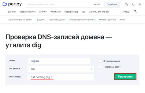 Покупка домена и создание DNS-записей