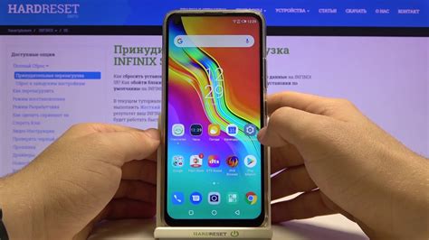 Пользовательские настройки шрифта на телефоне Infinix