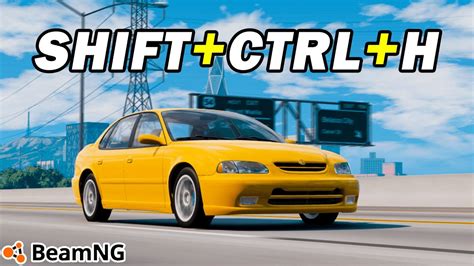Правила использования неоновой подсветки в BeamNG Drive