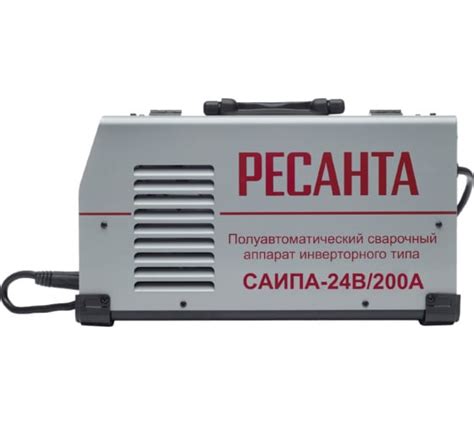 Преимущества использования полуавтомата Resanta САИПА 24В/200А