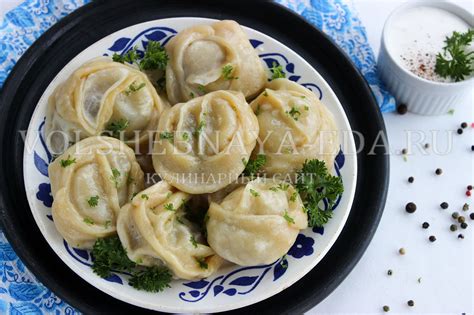 Приготовление начинки для мант