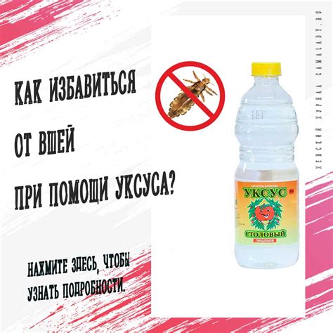 Приготовление уксуса от вшей