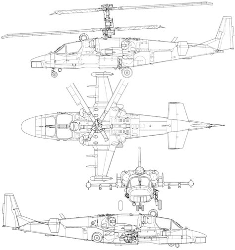 Принцип работы винтов вертолета Ка-52