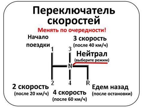 Проверка и тестирование переключения скоростей