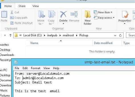 Проверка работы SMTP