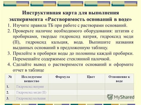 Проверьте наличие необходимого оборудования
