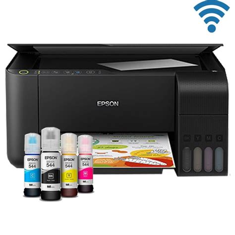 Процесс заправки картриджей Epson L3250
