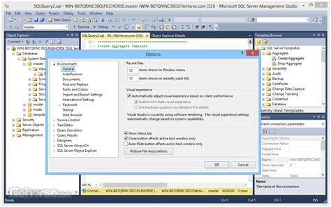 Работа с SQL Server Management Studio 2012